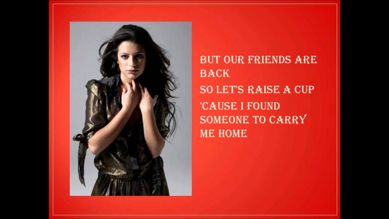 Glee We Are Young Lyrics