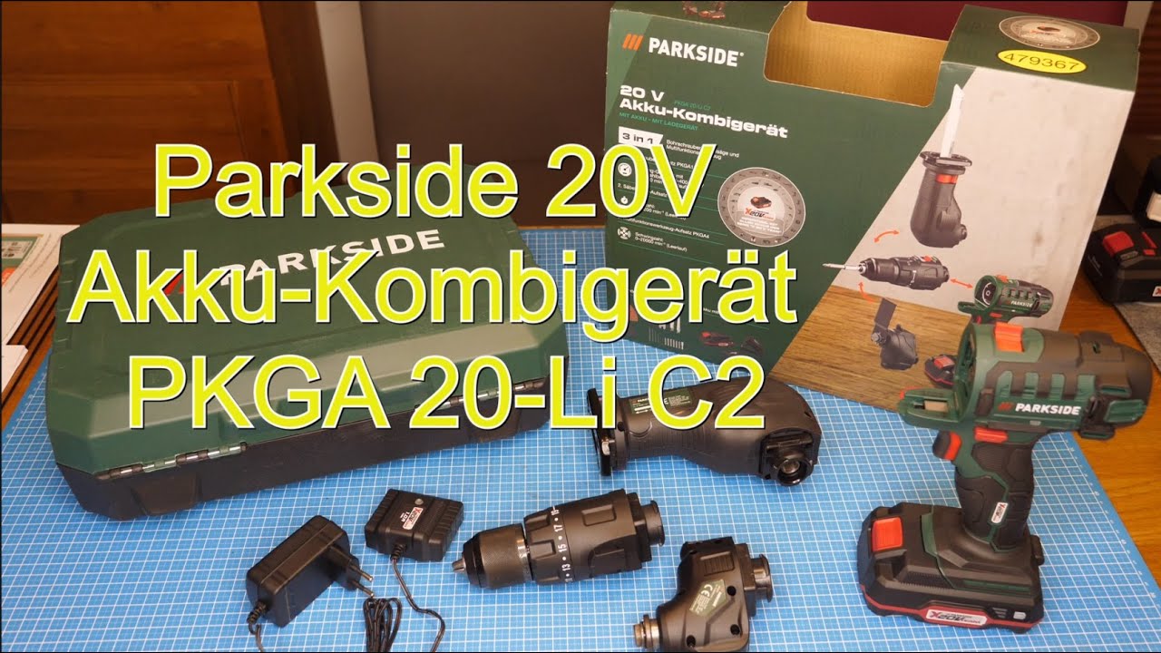 Lidl Parkside Akku-Kombigerät Set  20V PKGA 20-Li C2 vs Bosch 18V-21 - der Loser