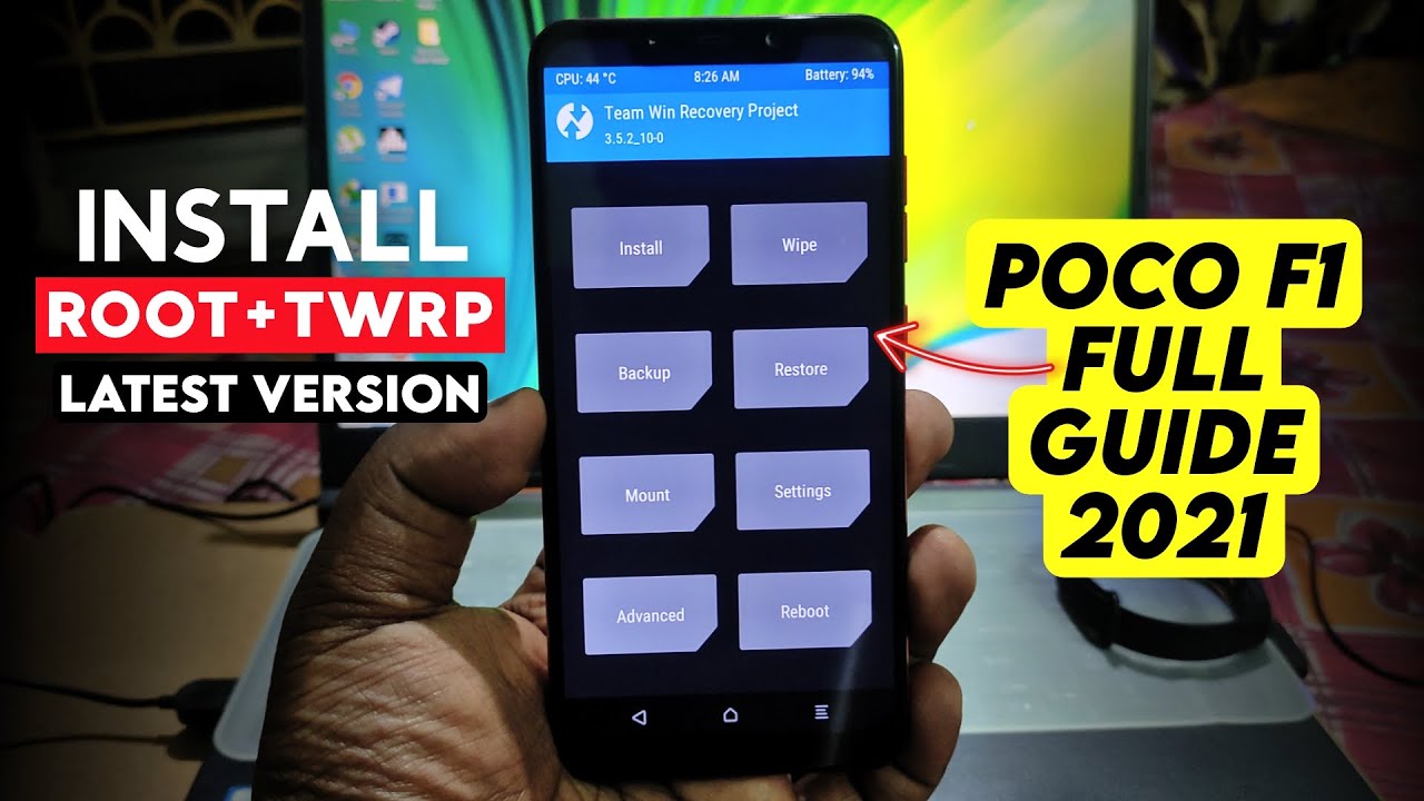 Officially Install ROOT & TWRP Recovery Latest Version on POCO F1 | Full Guide 2021