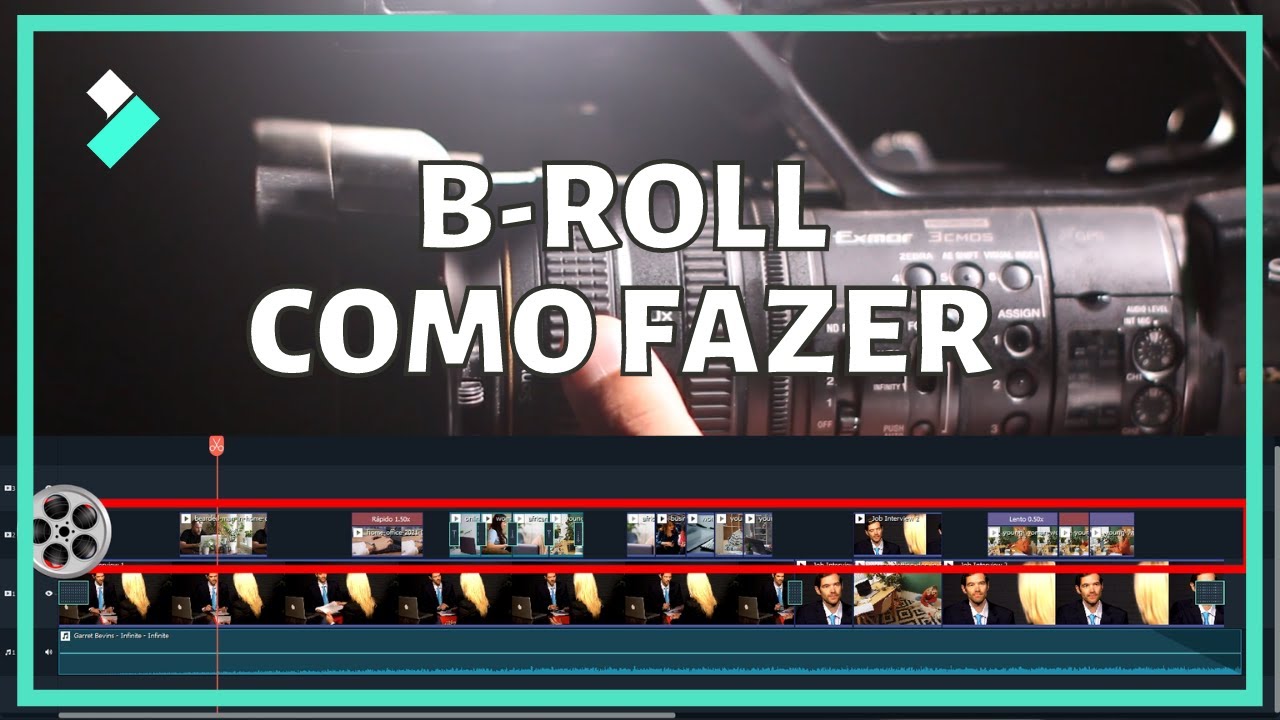 Edição de vídeo com EFEITOS em materiais B-ROLL | Wondershare Filmora Tutorial