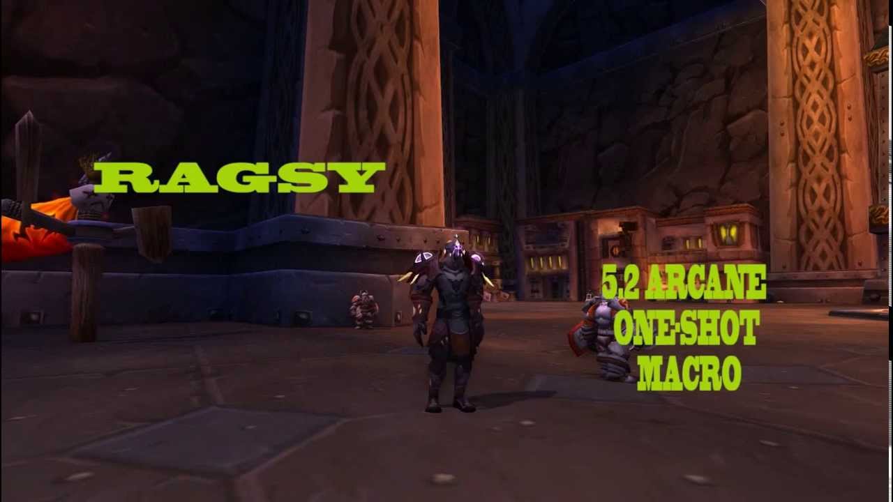 5.4* Arcane Mage PvP Burst One-Shot Macro: Dead in 3 Globals