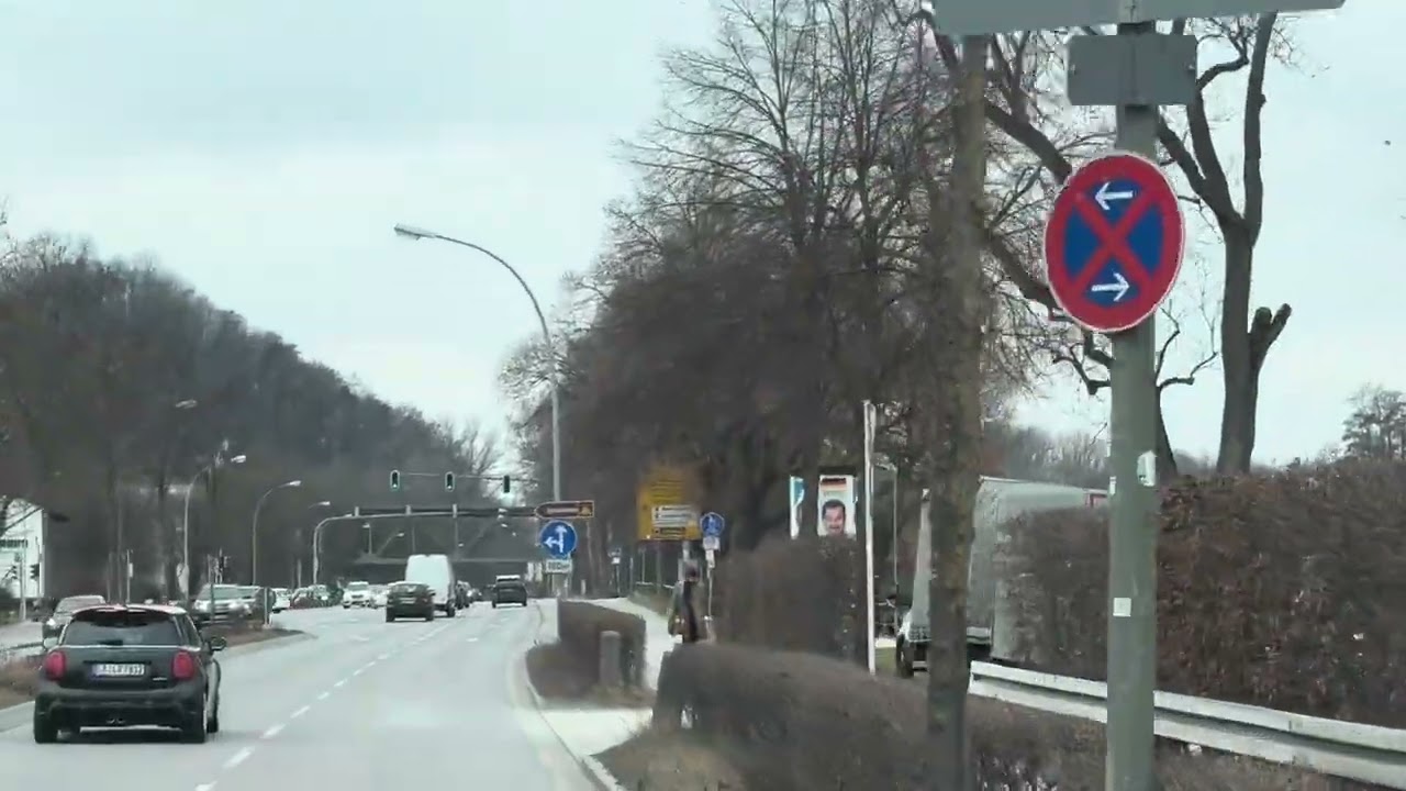 Fahrt mit Schienenersatzverkehr von LA nach Moosburg