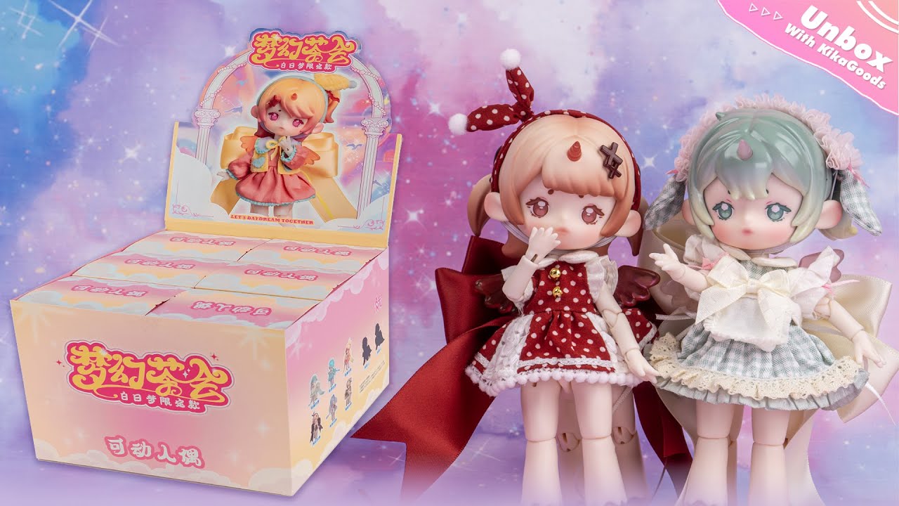 Antu Dreamlike Tea Party Daydream Limited Action Figure BJD Blind Box #unboxing #cute #toys #dolls