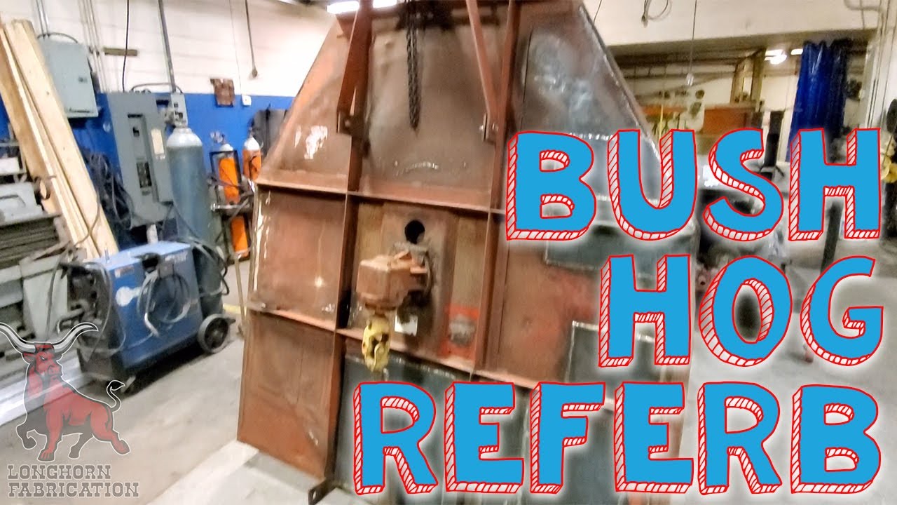 Bush Hog Referb - Patching and Welding - Equipment Repair