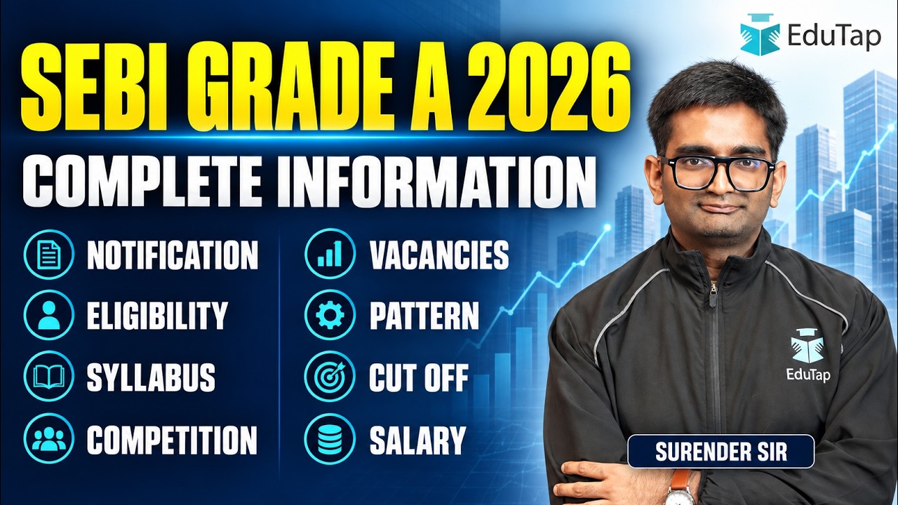 SEBI Grade A 2026 Complete Information: Notification, Eligibility, Pattern, Syllabus, Salary