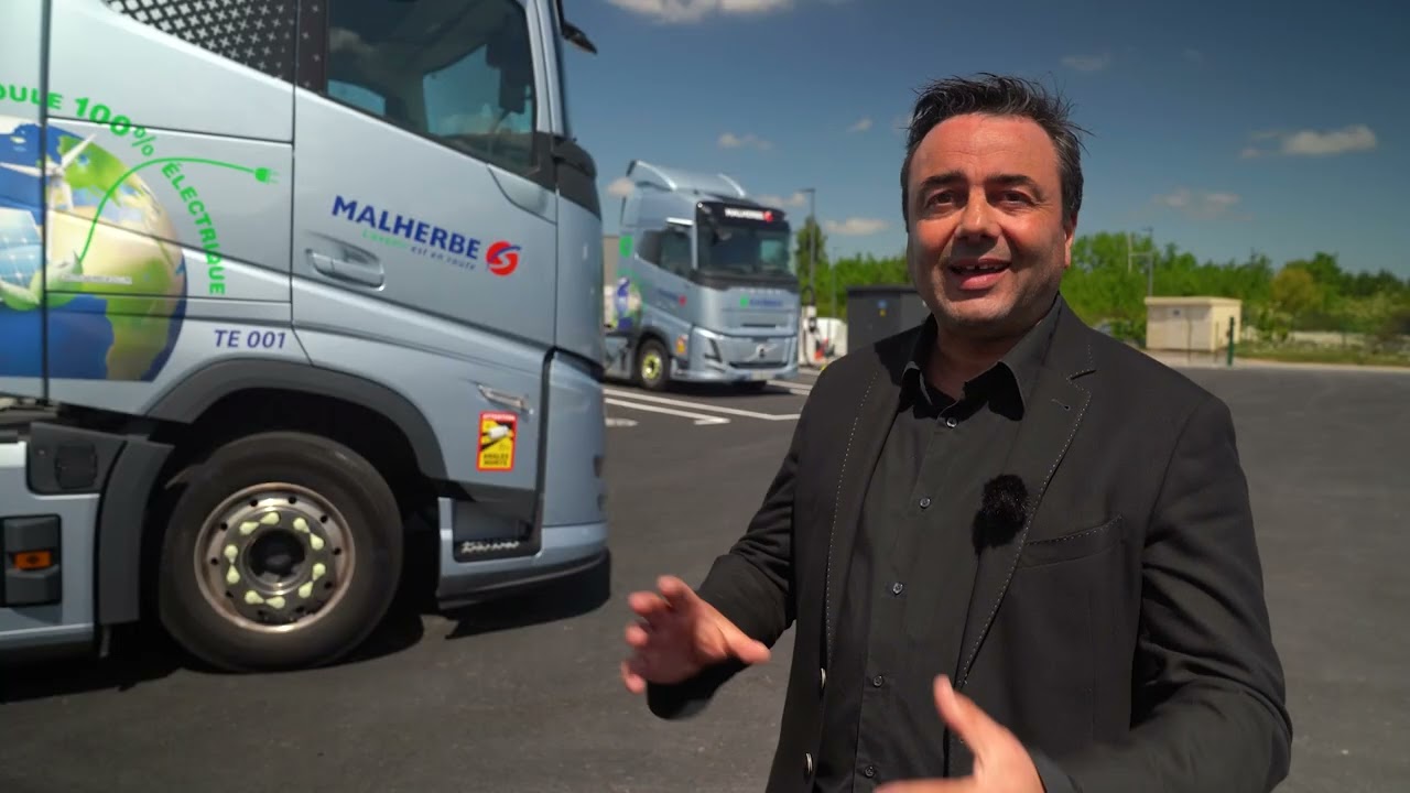 Volvo Trucks France - Immersion au coeur d'un projet électrique ambitieux avec le groupe Malherbes