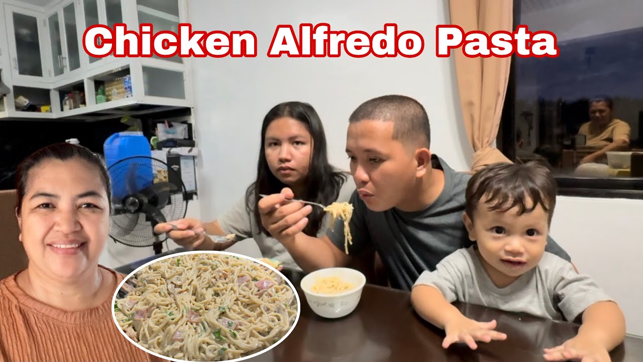 Nagluto ng tirang handa ni Bal | Chicken Alfredo | Maraming Salamat po Ma’am Judy at Ma’am JoAnn