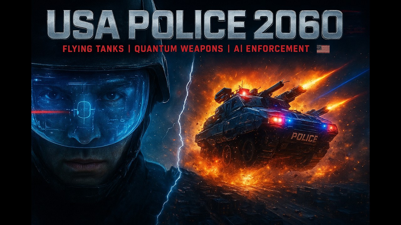 US Future Police 2050 🚔 AI Powered American Police Force | Next Level Technology