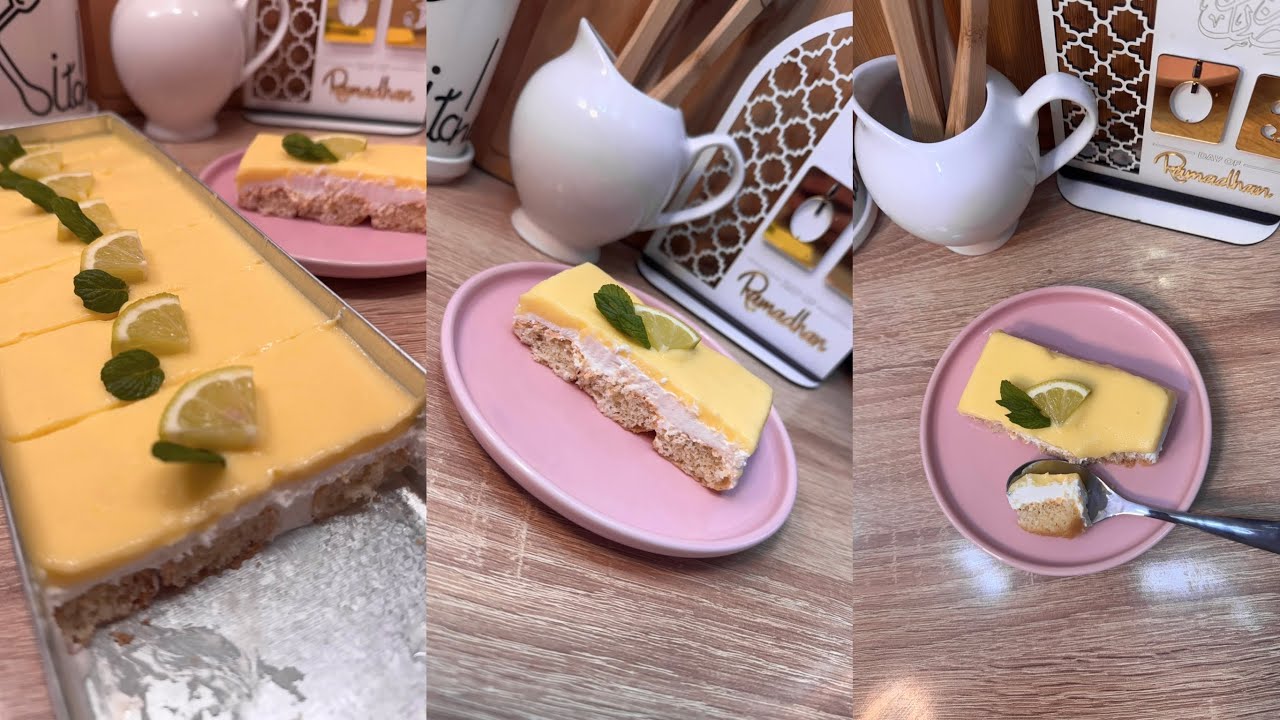 Gâteau sans cuisson au citron 