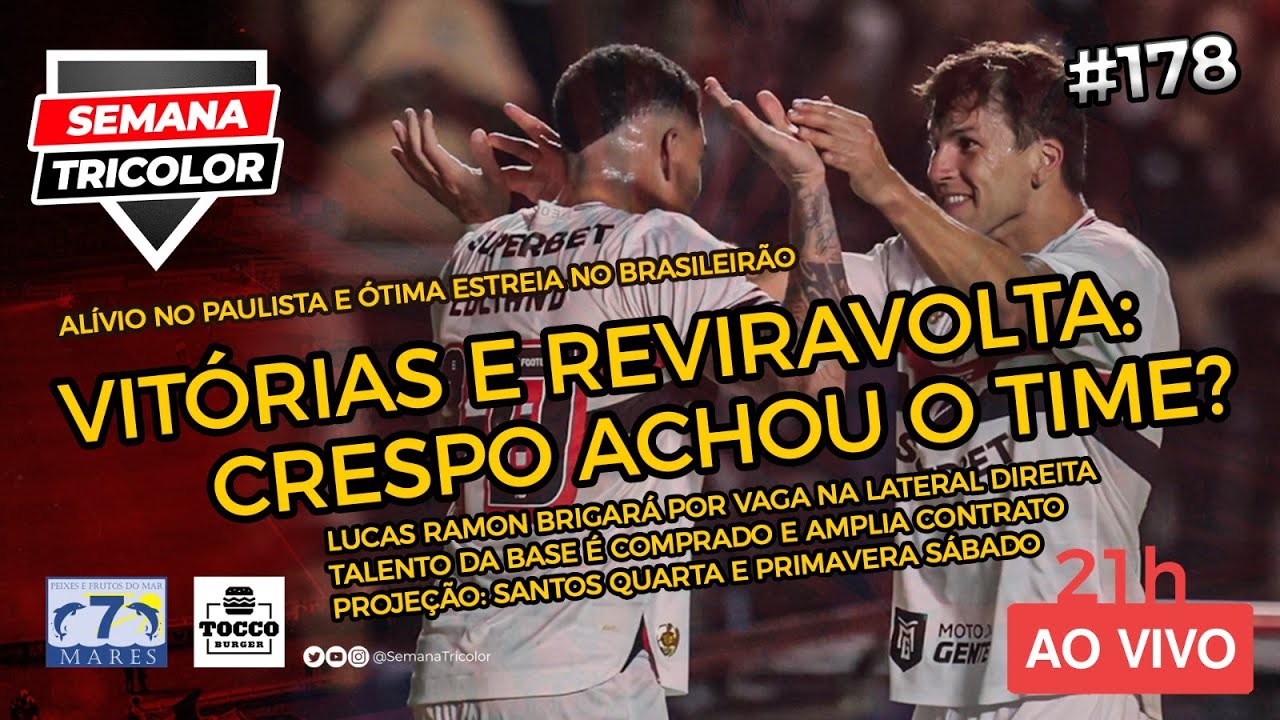 Vitórias e reviravolta: Crespo achou o time? | Semana Tricolor #178