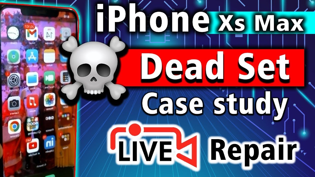 iPhone XS Max Dead Set Live Repair ✅✅✅ 💀💀#xsmax #deadmobile #faceid #als #iphone #appleRepair