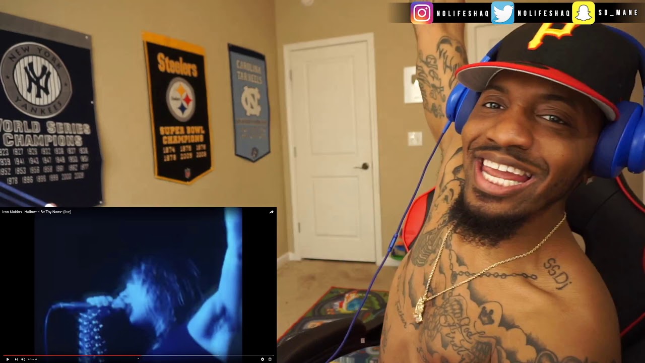 FIRST REACTION TO IRON MAIDEN - Hallowed Be Thy Name (Live)