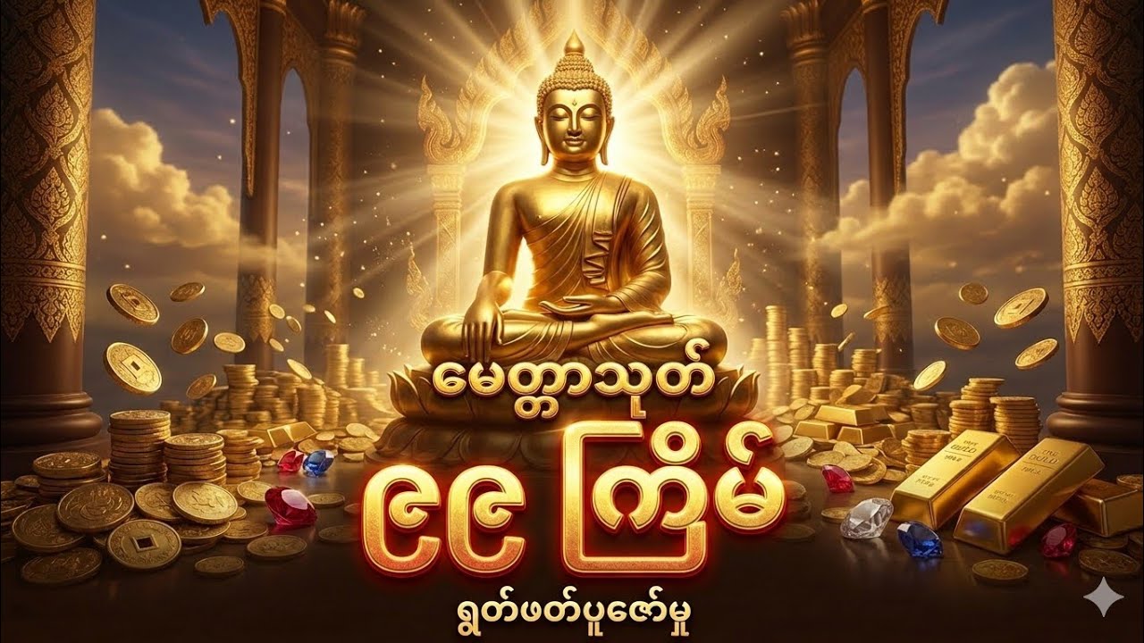 စိတ်ကို လုံးဝ အနားပေးချင်ရင် ဒီတရားကို ဖွင့်လိုက်ပါ#တရားတော်များ #မေတ္တာသုတ်၉၉ကြိမ် 