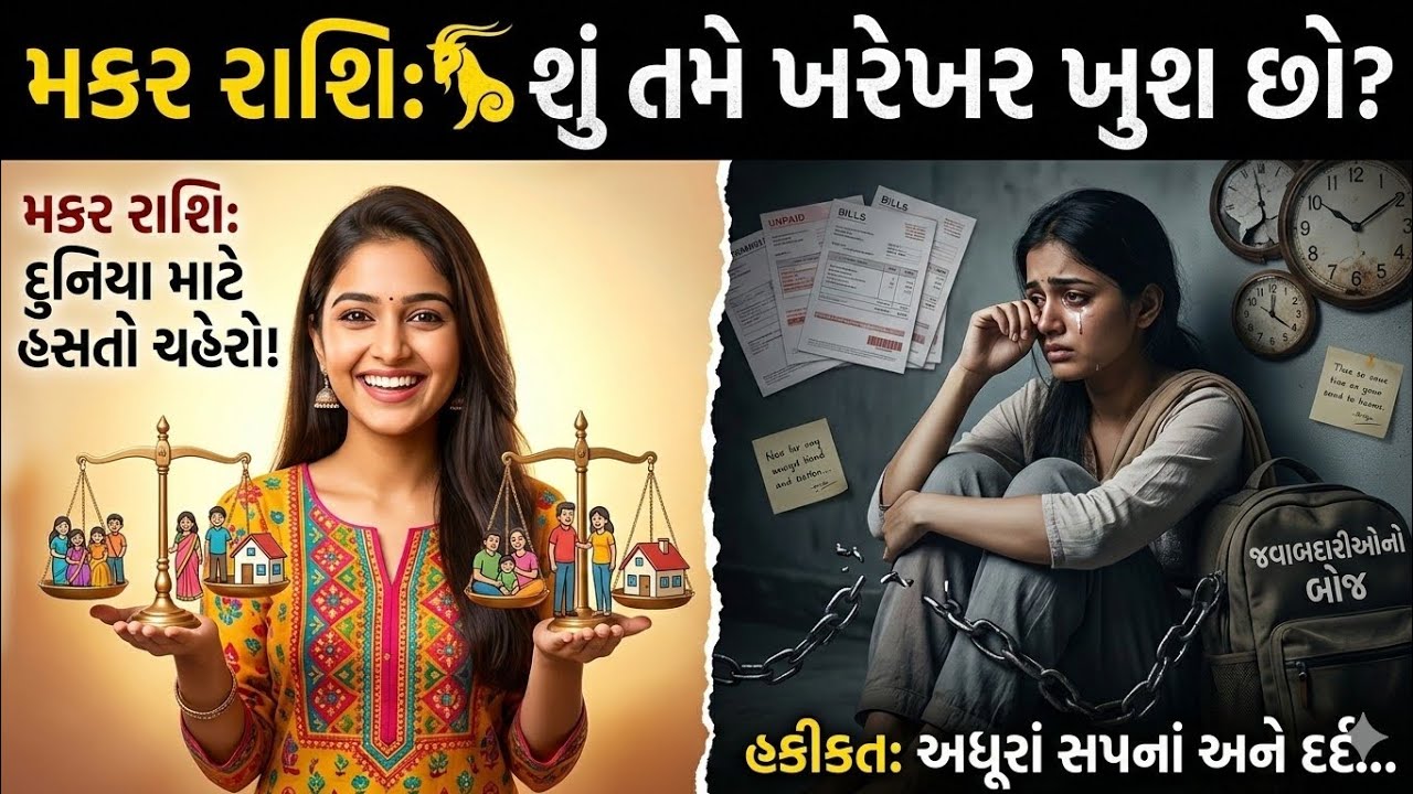 મકર રાશિ: શું તમે ખરેખર ખુશ છો?-હકીકત:અધૂરા સપના, દર્દ #makarrashi #makar #rashifal #rashibhavishya