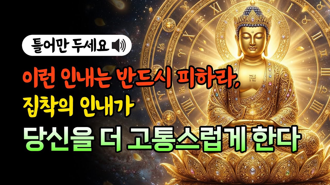 이런 인내는 반드시 피하라 #불교명상 #집착해방 #마음챙김 #수면명상 #내려놓음 #스트레스해소 #부처님말씀 #지혜명상 #명상음악 #마음공부
