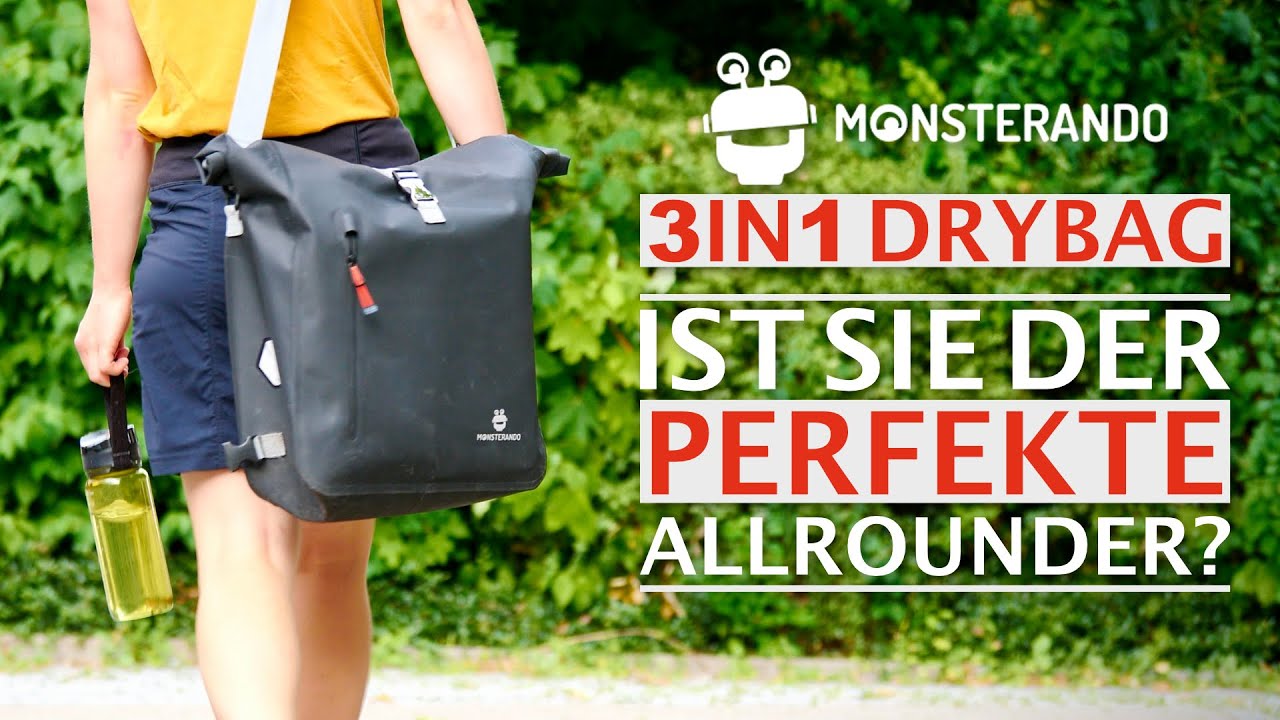 Ist diese 3in1-Tasche der perfekte Allrounder? | Fahrrad-, Umh&auml;ngetasche & Rucksack in einem | Test