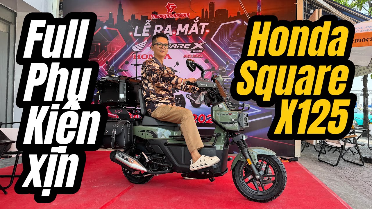 Honda Square X125 review đ&aacute;nh gi&aacute; xe gi&aacute; b&aacute;n k&egrave;m phụ kiện