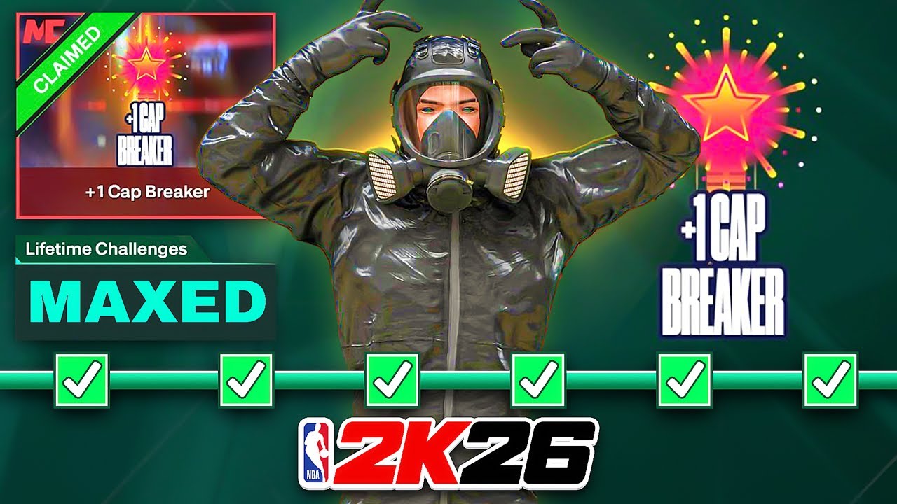 How to get +5 CAP BREAKERS FAST IN NBA2K26 (Lifetime Challenges)