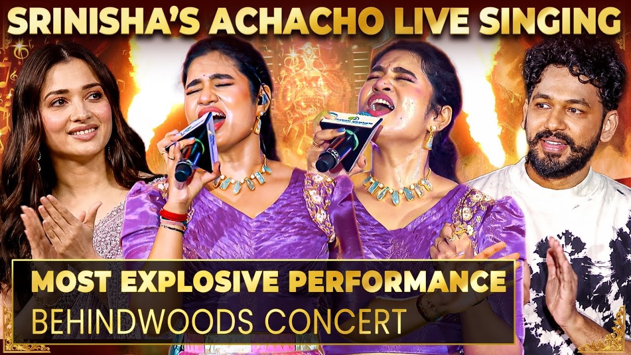 Srinisha's Achacho Unplugged🤩  Explosive Singing Performance🫨Audience on FIRE 🔥