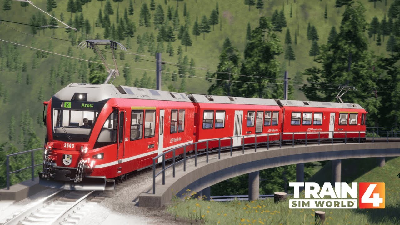Train Sim World 4: Mit dem Allegra auf der Arosalinie | Chur-Arosa | RhB Allegra | TSW 4