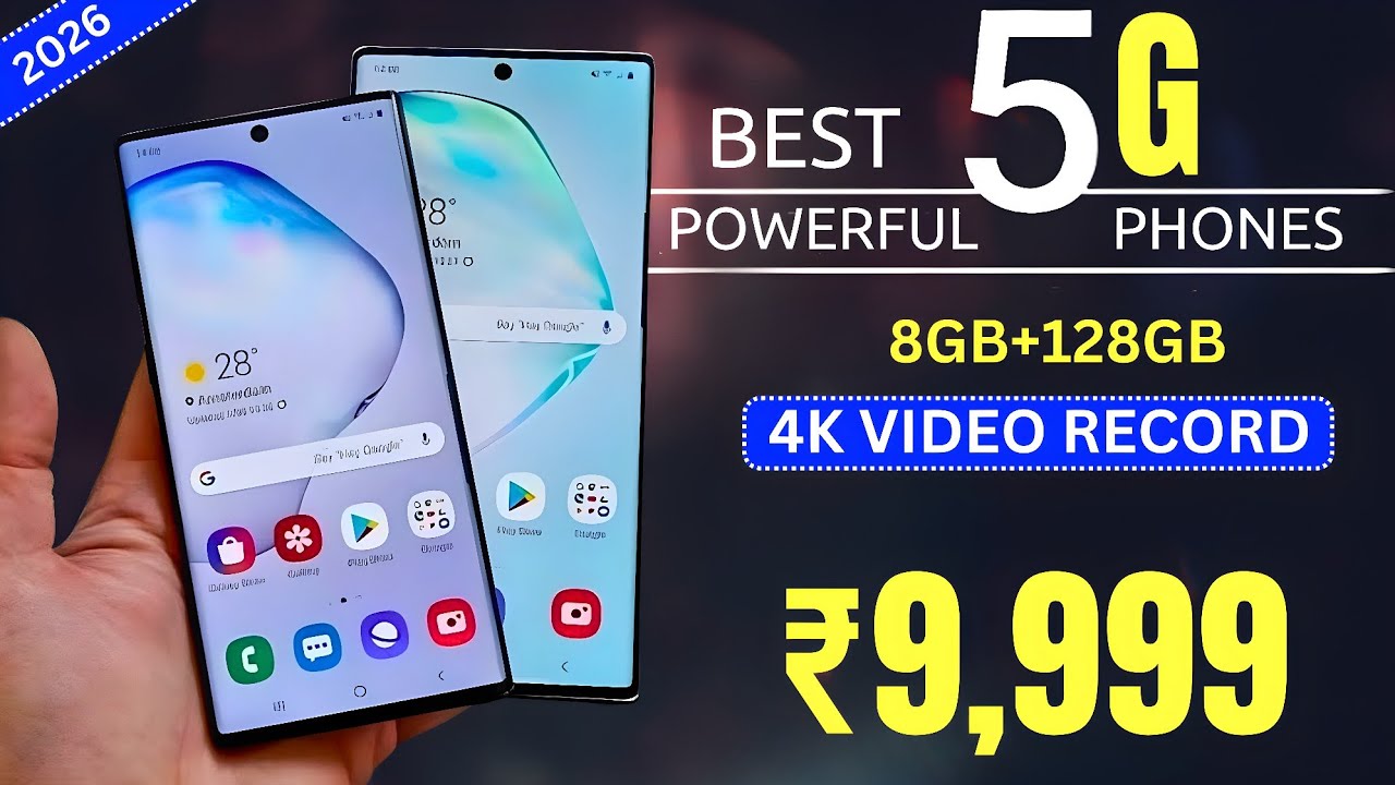 Top 5 Best ALLROUNDER 5G Phones under 10000 in 2026 | Best 5G Mobile under 10k 