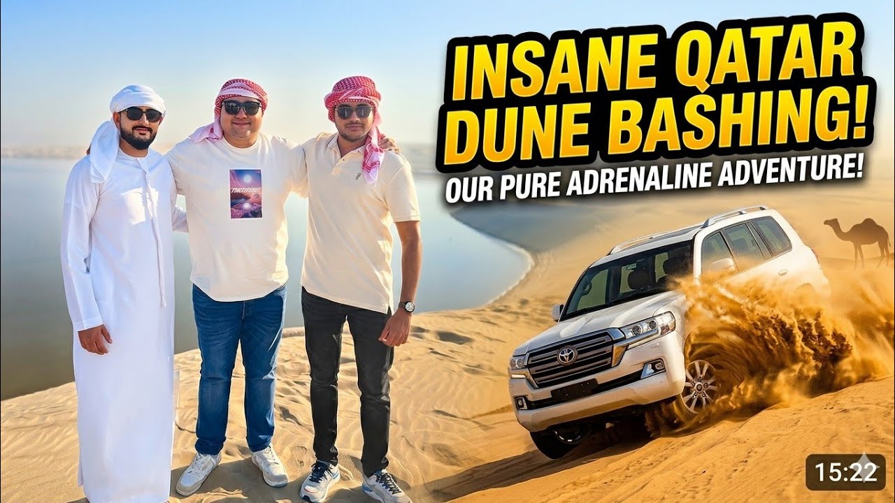 VLOG#57 | Desert Madness - Dune bashing in Qatar with Land Cruiser | Behind D WheelZ 