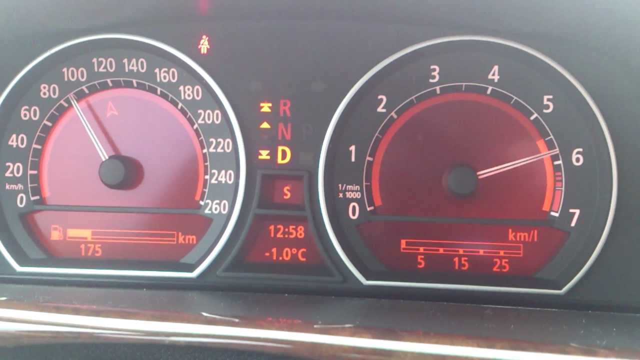BMW E65 745i acceleration 0-200 km/h