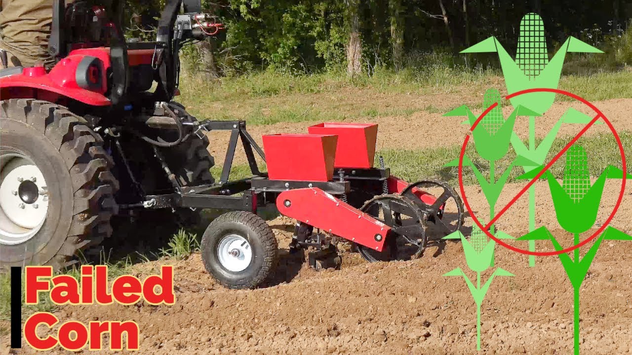Compact Tractor Row Corn Planter. Field Tuff