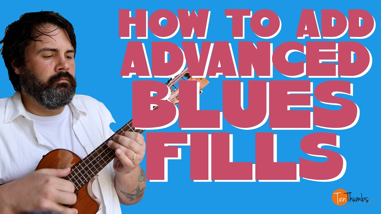 Advanced Blues Fills Using All the Scale Shapes Ukulele Tutorial - Detroit Shuffle