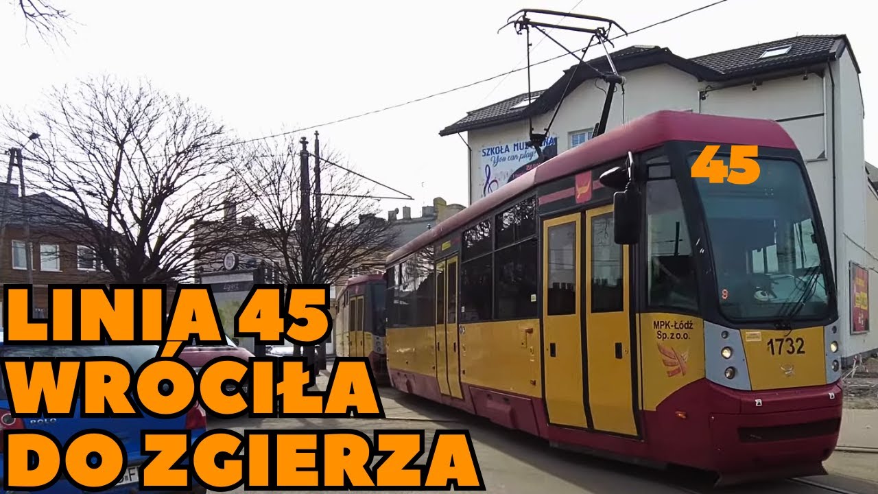 Powrót linii tramwajowej 45 do Zgierza
