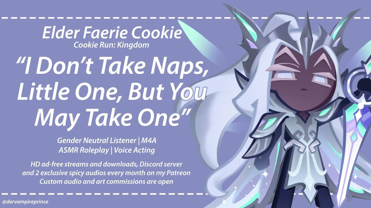 ASMR | Cookie Run - Taking A Nap With Elder Faerie [M4A] [Sleep Aid]