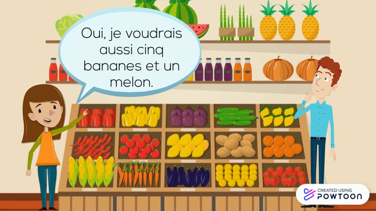 Faire les courses - Au marché