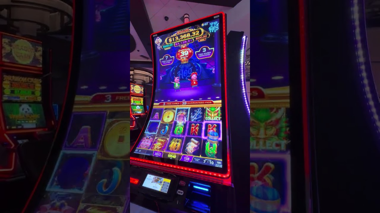 A whole bunch of dancing pigs ! Max bet ! #casino #highlimit #lasvegas #jackpot 