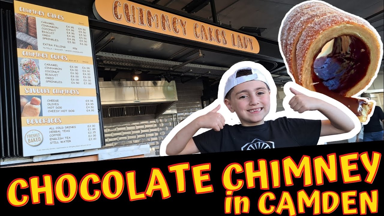 Chocolate Chimney Cake in Camden Town - Chimney Cakes Lady