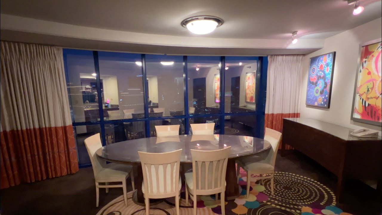 Rio Las Vegas One Bedroom Masquerade Tower Panoramic Suite Strip View Room Tour 
