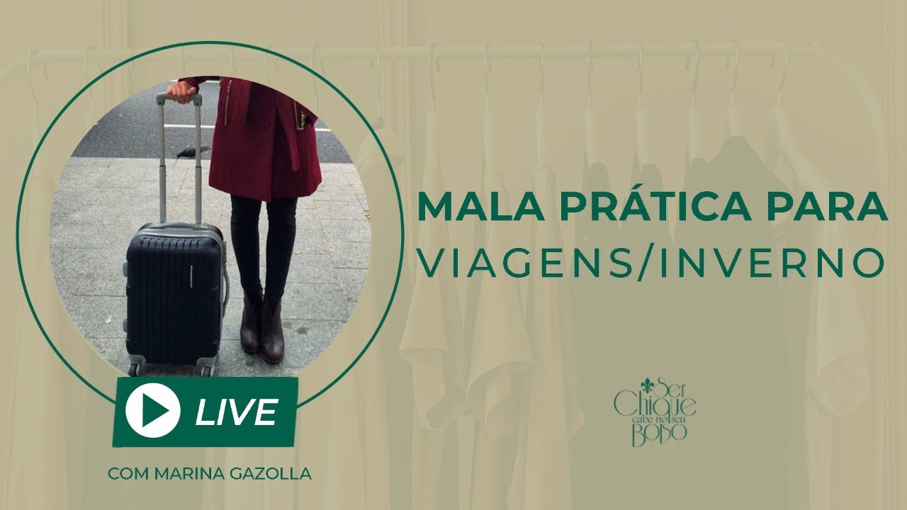 Mala prática para viagens de inverno