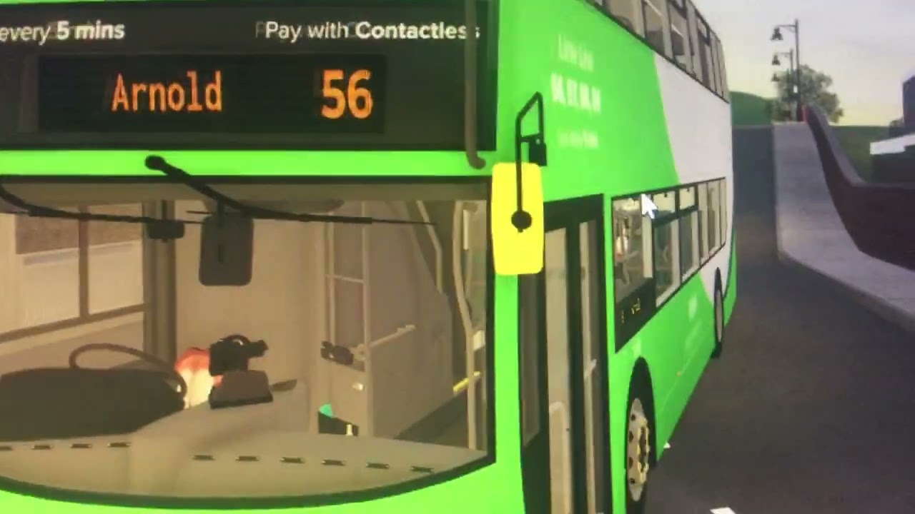 Onboard NCT SCANIA N230UD ADL E400 on the 56 to Arnold