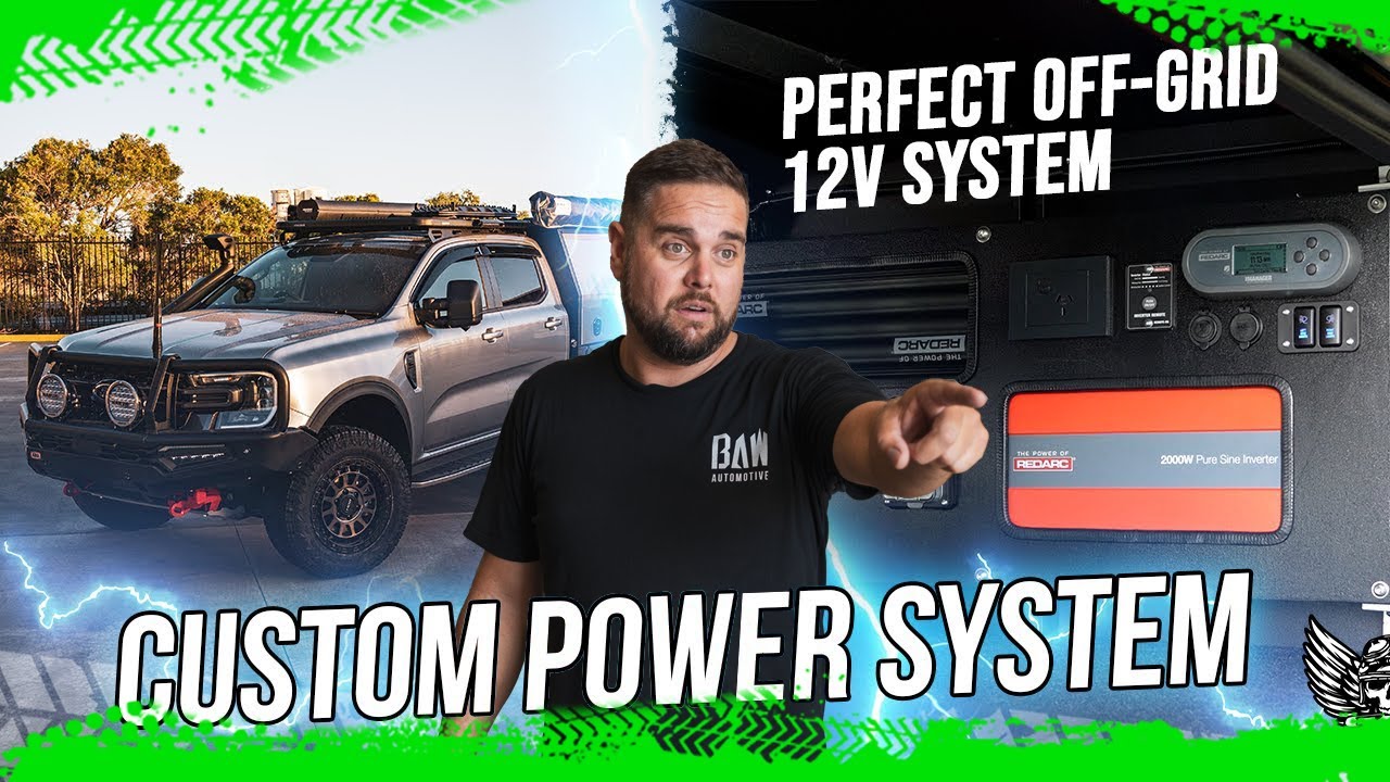 FULLY Custom Off-Grid 12V Power System for travelling around Australia | Next-Gen Ranger Walkthrough