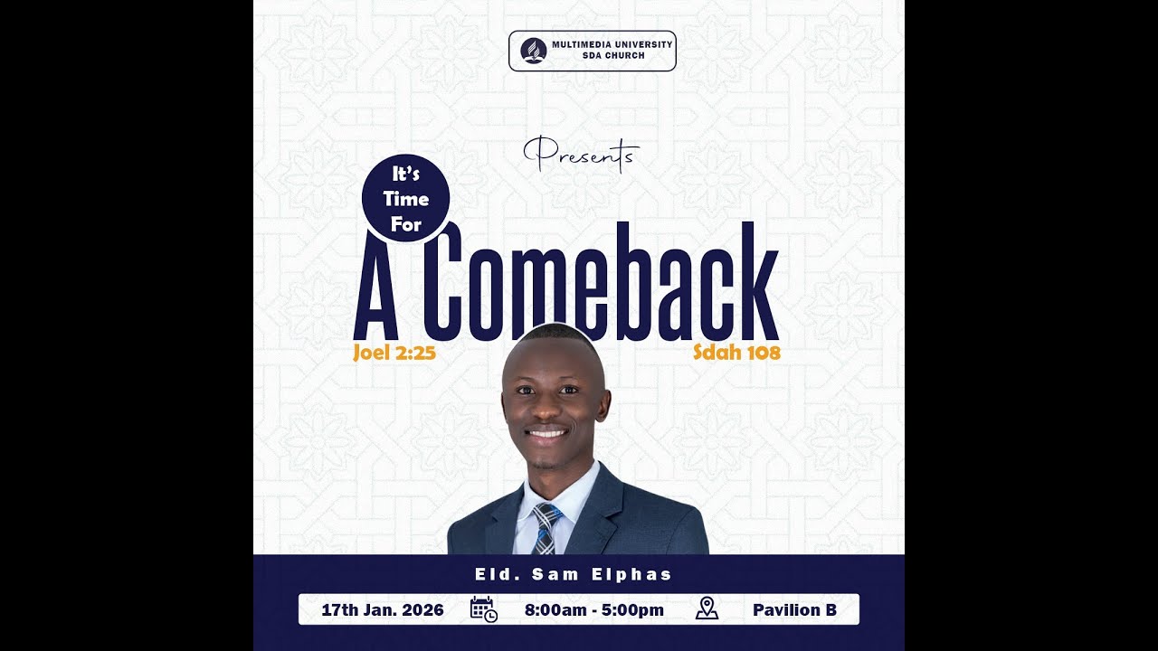 MULTIMEDIA UNIVERSITY SDA CHURCH || LIVE SABBATH WORSHIP || A COMEBACK