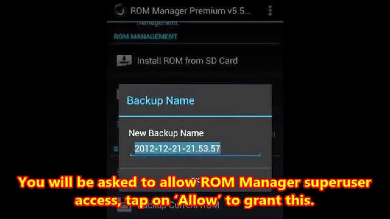 How To Install Custom ROM on Android Phone Using ROM Manager