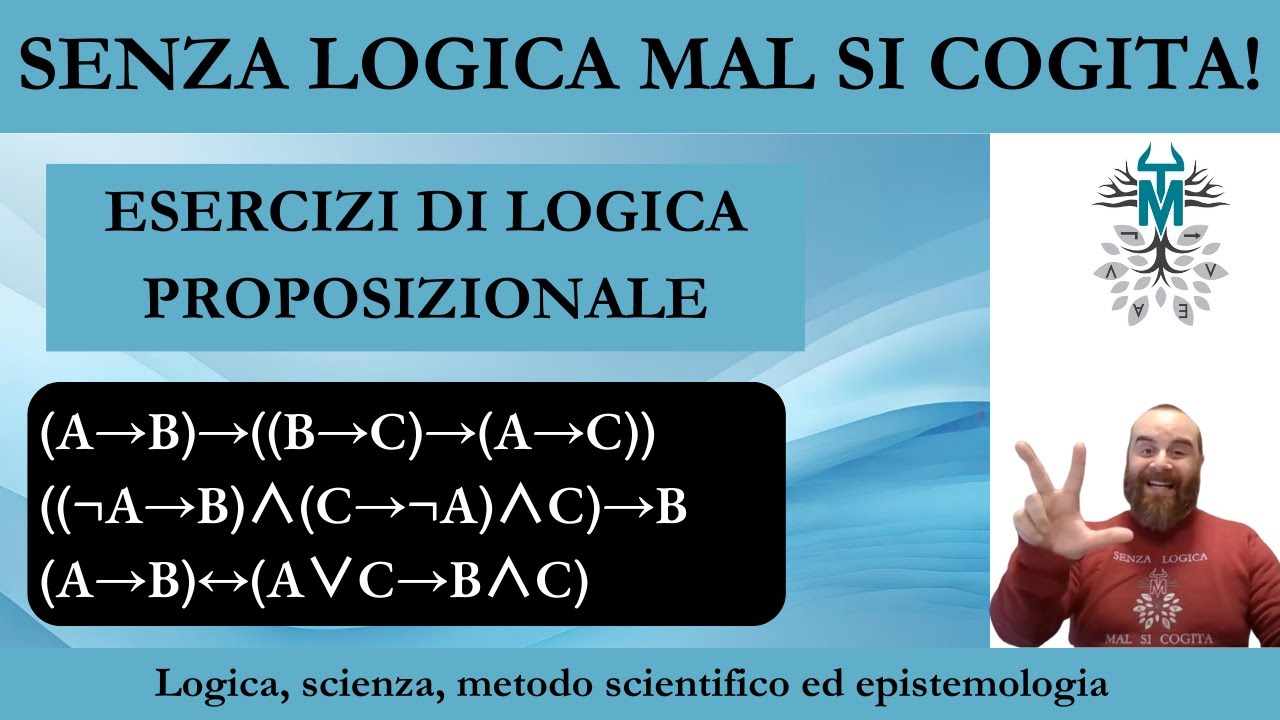3. Esercizi di logica - Logica proposizionale