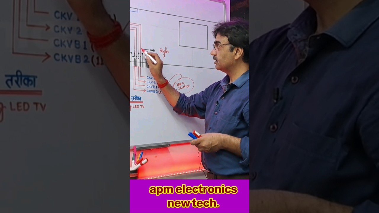#shorts Samsung Lcd Led TV Panel Repair CKV Line Cutting Best Trick 👌