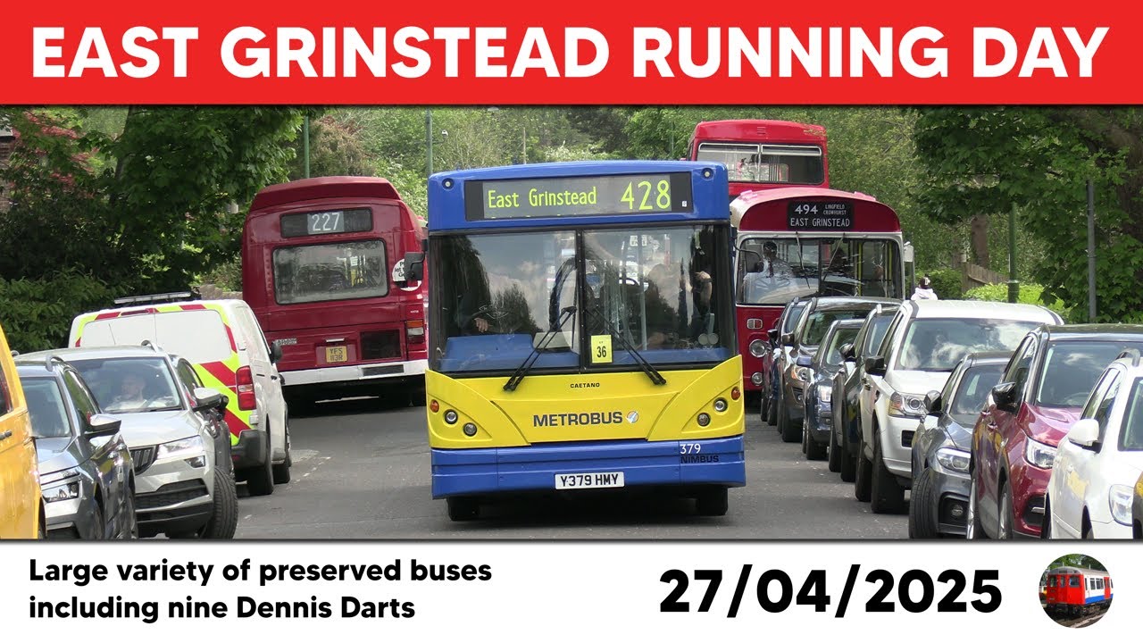 East Grinstead Bus Running Day 27/04/2025