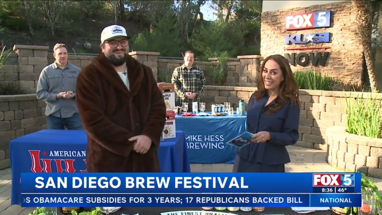 Fox 5 Morning News with Mike Hess Brewing - Beerfest is coming