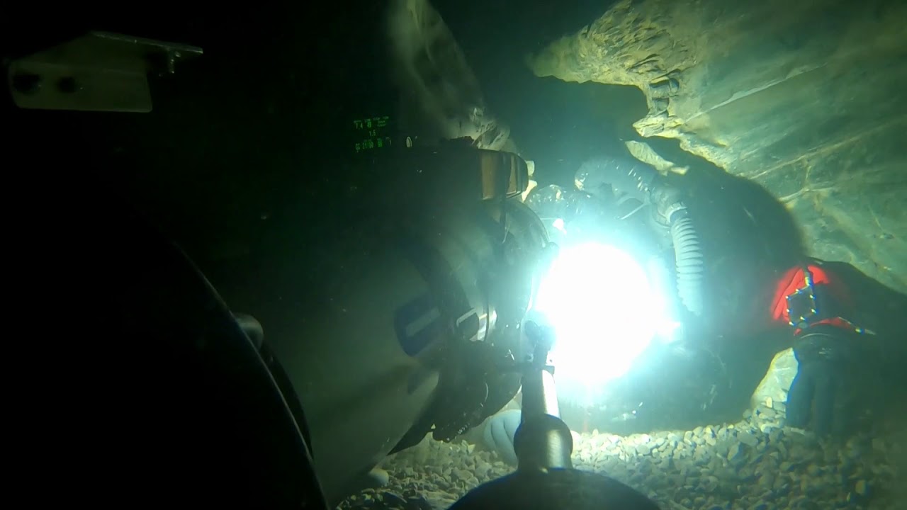 Cave diving exploration by Gigi Casati Bakovac Cave Croatia 2020