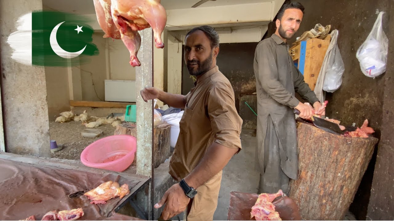 Así es una CARNICERÍA CALLEJERA en Pakistán 🇵🇰  Gilgit