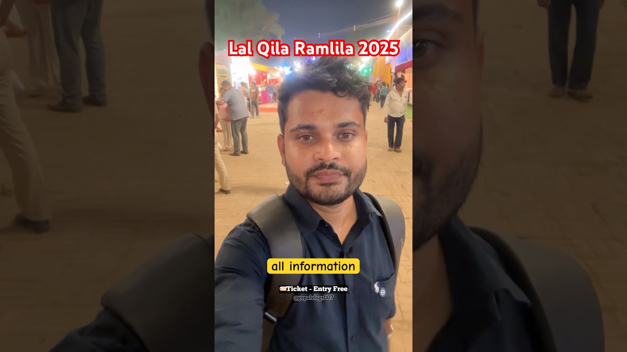 Lal Qila Mela 2025, lal qila ramleela 2025, red fort mela 2025, Red Fort Ramleela 2025 #shorts
