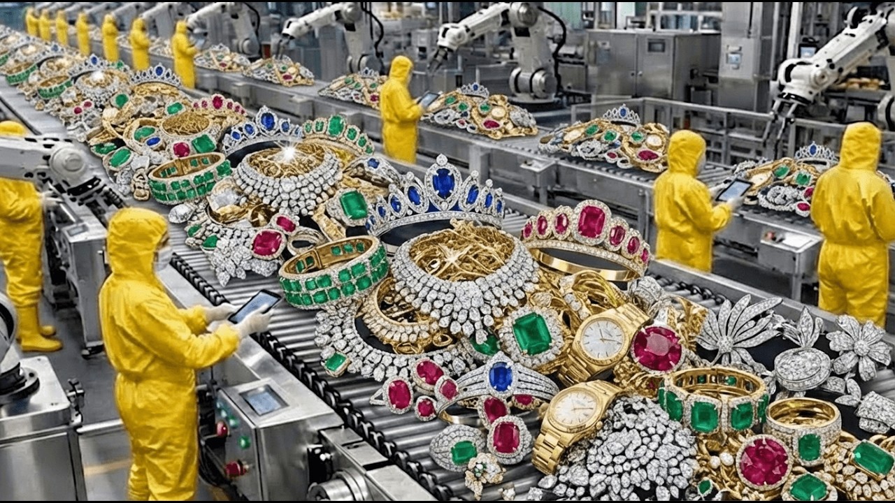 Inside the Ultra Luxury Jewelry Factory — How Gold & Diamond Masterpieces Are Made (Full Process)