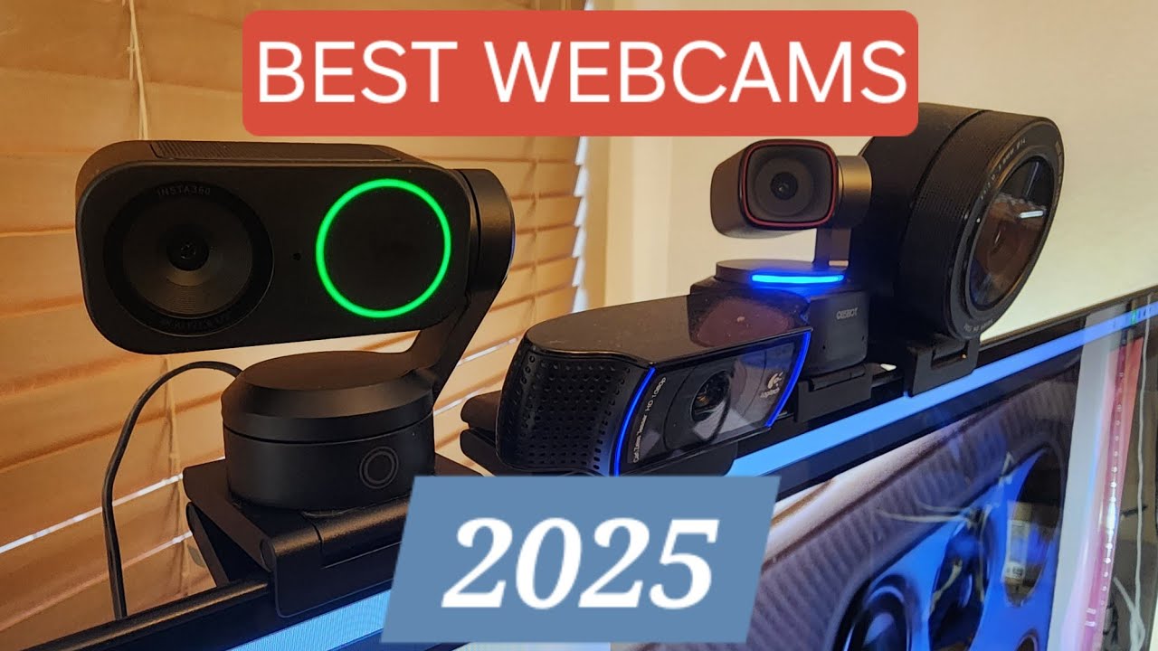 Obsbot Tiny 2 vs Insta360 Link2 vs Logitech C920 - 2025 Webcam shootout