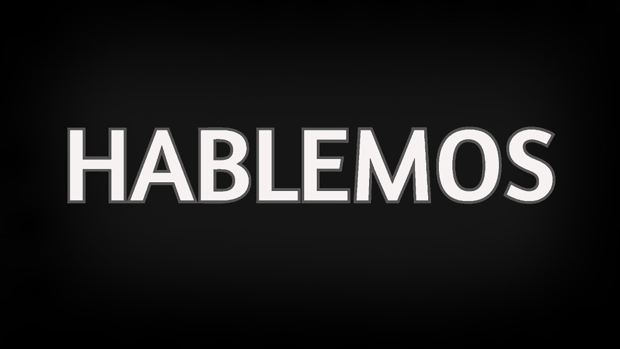 TENEMOS QUE HABLAR...